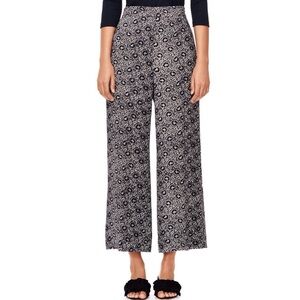 Rebecca Taylor Sweet Briar Wide Leg Crop Pants